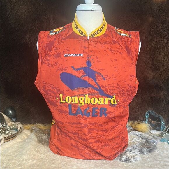 Canari Orange and Yellow Cycling Jersey XL (BK1) - Picture 1 of 6